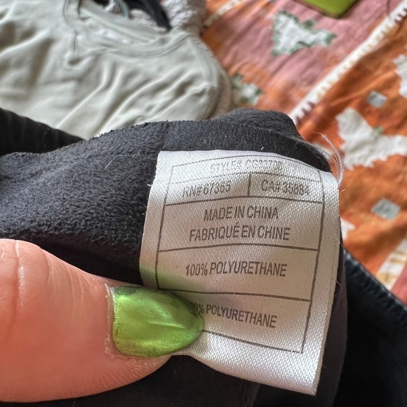 Cupcakes and Cashmere NWT Black Faux Leather Leggings Pants Stretch Grunge Punk - Picture 5 of 5